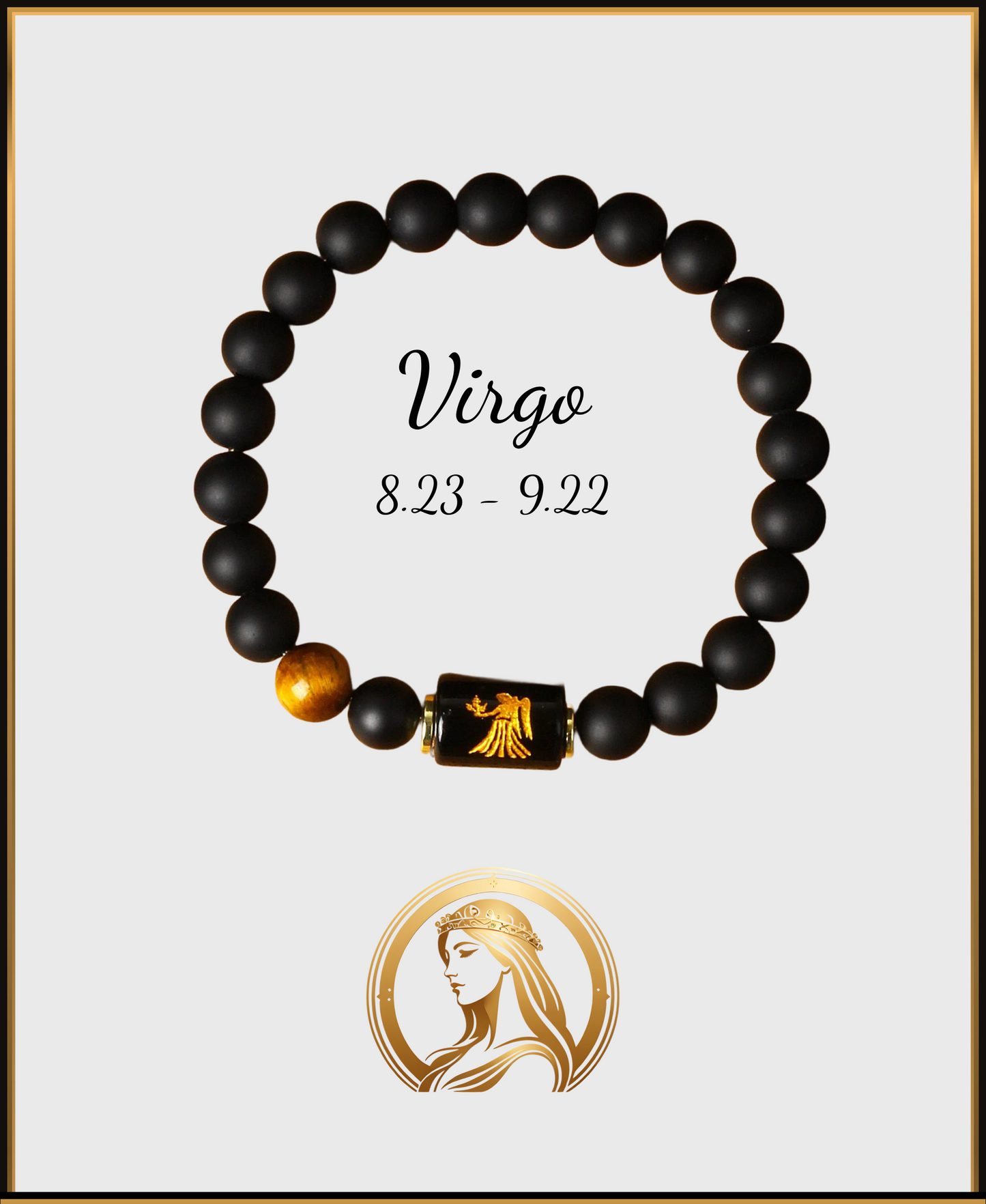 Pulsera Horóscopo Negro Mate
