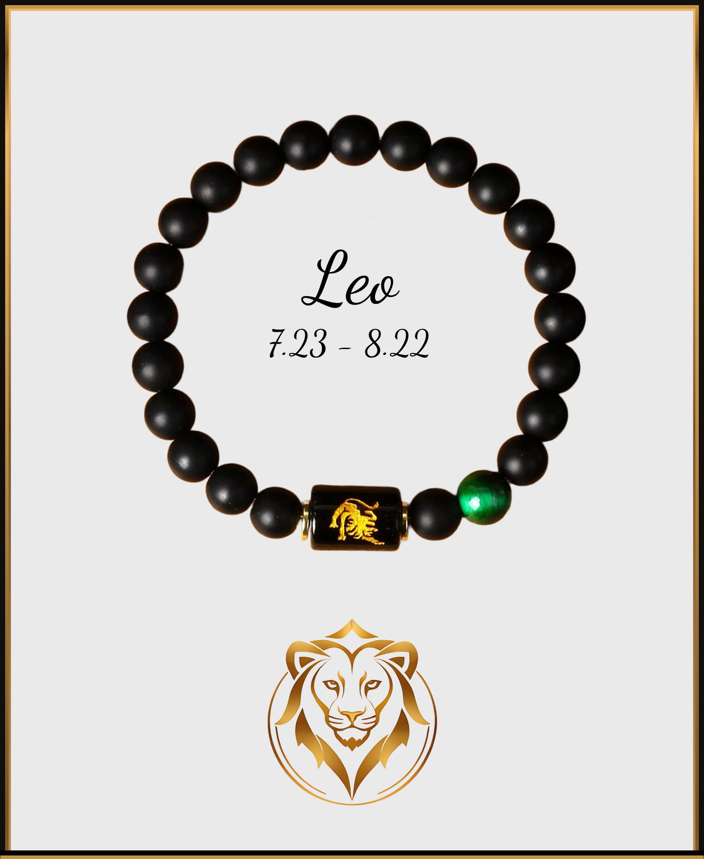 Pulsera Horóscopo Negro Mate