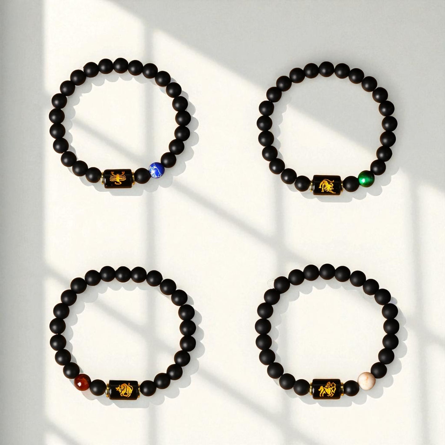 Pulsera Horóscopo Negro Mate